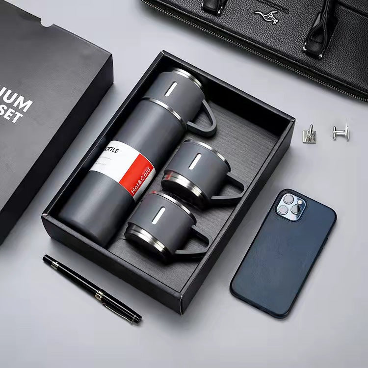 Business Gift Set Company Gift Event Stainless Steel Vacuum Flask