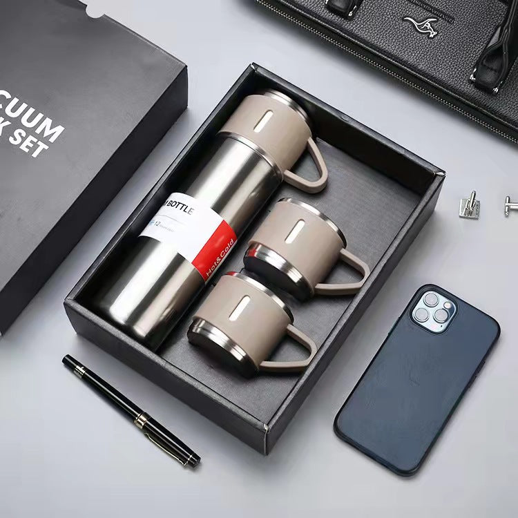 Business Gift Set Company Gift Event Stainless Steel Vacuum Flask